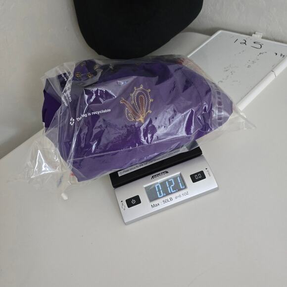 Hand Embroidered Purple Red Embroidered 70s Maxi Skirt Indian Mirrow Border XL - Picture 12 of 12